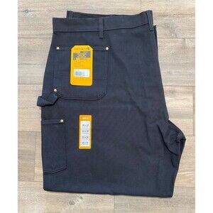 Carhartt B-01 Mens 50x30 Duck Double-Front Knee Black Work Dungaree Pants